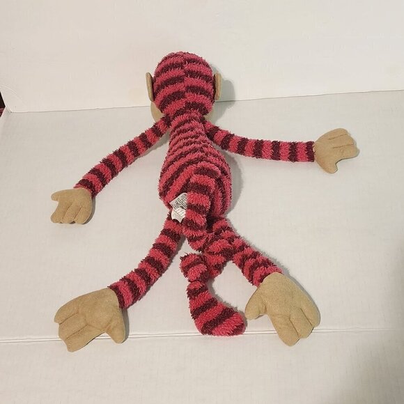 Jellycat Millicent Monkey Plush Toy  Pink Stripes Retired - Picture 9 of 11